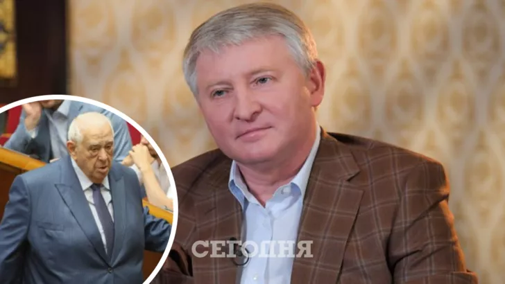 Рінат Ахметов прийшов сьогодні на прощання з екс-депутатом. Колаж "Сьогодні"