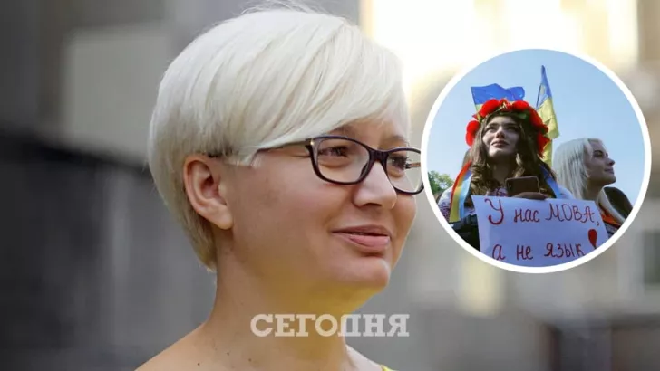 Лариса Ницой объяснила, почему русский стал родным для украинцев. Фото: коллаж "Сегодня"
