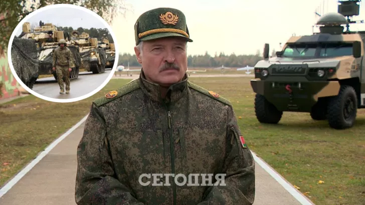 Лукашенко обеспокоен скоплением военной техники у границ