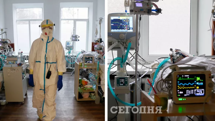У деяких лікарнях Полтавської області місця для хворих на коронавірус майже закінчились/Колаж: "Сьогодні"