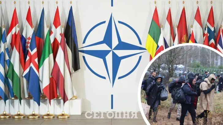 В Польше намерены созвать Совет НАТО из-за ситуации на границе с Беларусью. Фото: коллаж "Сегодня"