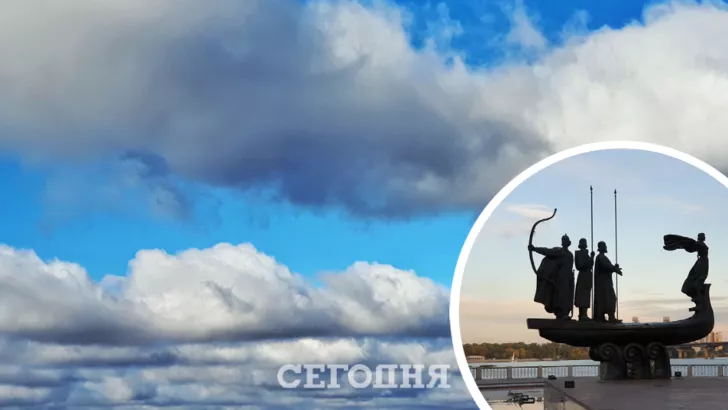 Цього дня у Києві буде хмарно та вітряно/Колаж: Сьогодні