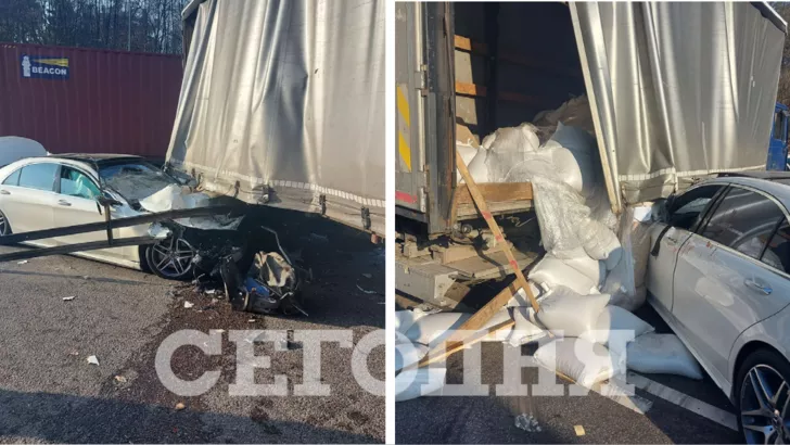 Серьезная авария произошла в Киевской области