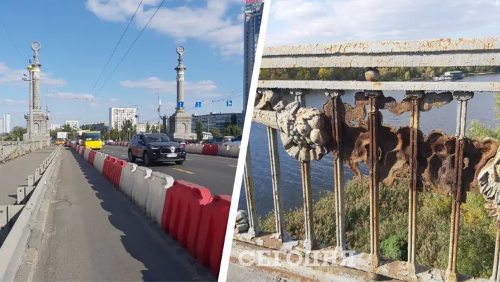 Как обстоят дела с мостами в Киеве. Фото: коллаж "Сегодня"