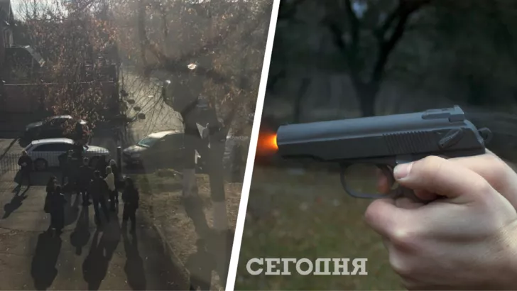 Стрельба в Киеве. Фото: коллаж "Сегодня"