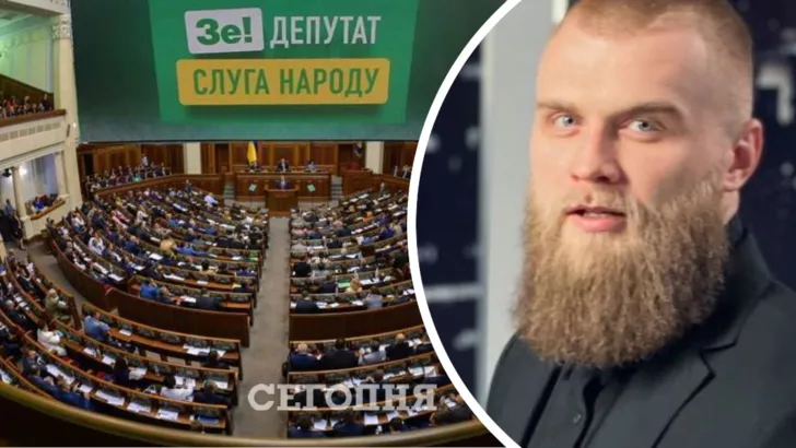 Дмитрук в 2019 году вместе со "Слугой народа" попал в Верховную Раду и стал народным депутатом. Фото: коллаж "Сегодня"