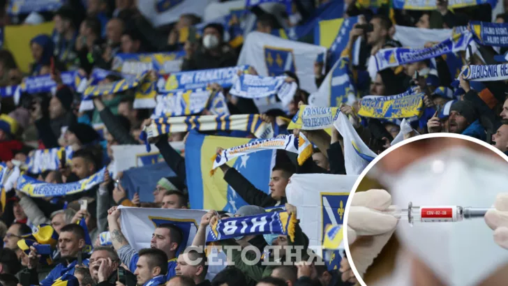 Перед матчем Босния - Украина болельщиков бесплатно протестируют на коронавирус