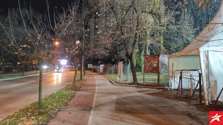Перед матчем Босния Украина на улицах Зеницы пусто. Фото: sportsport.ba
