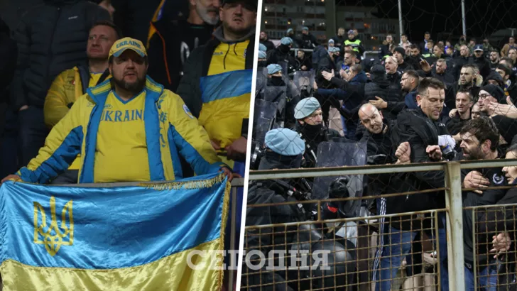 Боснийские болельщики пытались напасть на украинцев