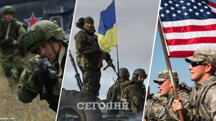 Військову підтримку у боротьбі проти агресії РФ Україна може отримати від США, Великої Британії та Туреччини. Фото: колаж "Сьогодні"