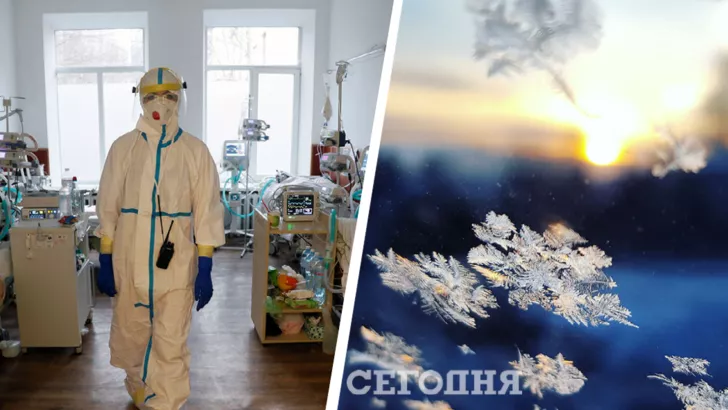 До конца года в Украине от COVID-19 могут погибнуть еще 10-15 тысяч человек, а в Черниговской и Сумской областях выпал снег/Коллаж: Сегодня