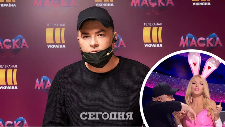 Андрей Данилко засунул руку в декольте Оли Поляковой