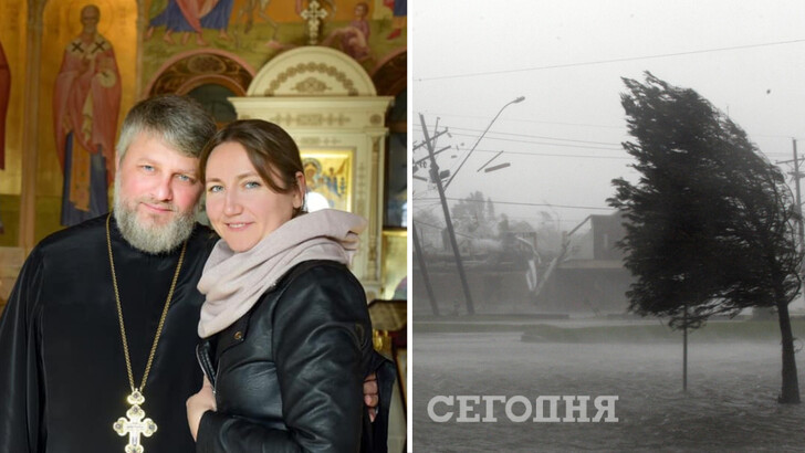 В Киеве дерево убило молодую жену протоиерея