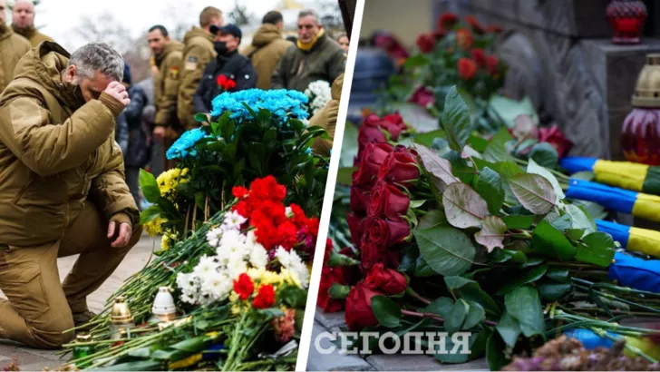 В Киеве чтят память погибших участников Революции Достоинства.
