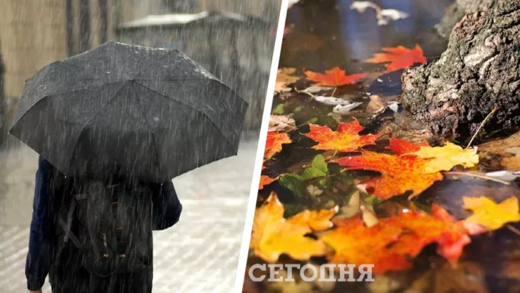 Дощова погода буде у половині України/Колаж: Сьогодні