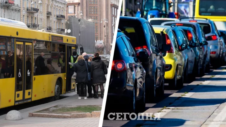 В Киеве часто сбои в работе транспорта. Фото: коллаж "Сегодня"
