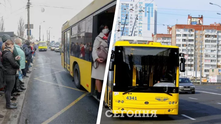 В Киеве проблемы с транспортом. Фото: коллаж "Сегодня"