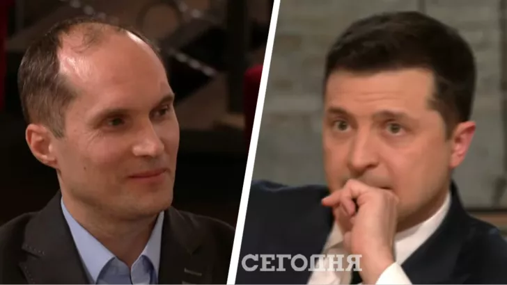 Зеленський та журналіст Бутусов звинуватили один одного у брехні. Фото: колаж "Сьогодні"