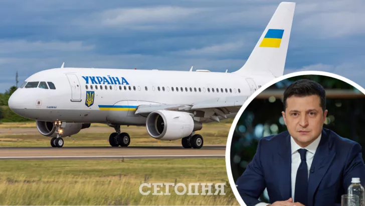 Зеленский рассказал, почему не летает на президентском самолете / Коллаж "Сегодня"