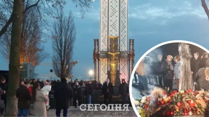Біля меморіалу жертвам Голодомору у столиці сталася невелика пожежа