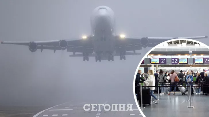 Літак із Києва не зміг приземлитися в Одесі
