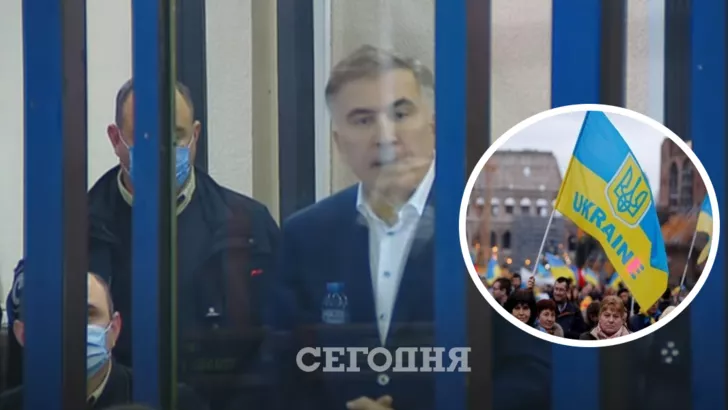 Саакашвілі передав вітання українцям. Колаж "Сьогодні"