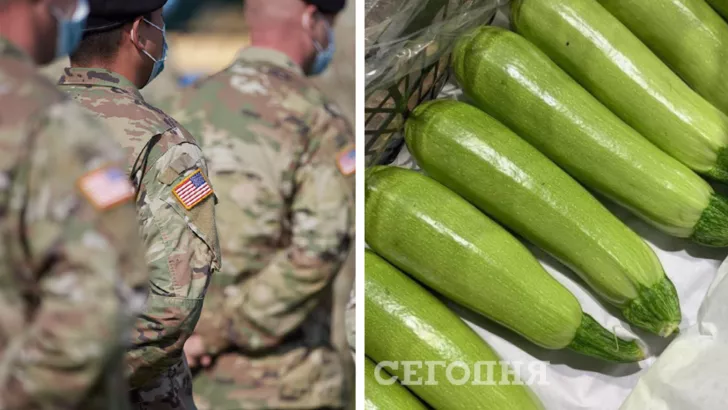Латвия хочет постоянного присутствия войск США на своей территории, а в Украину на продажу привезли опасные кабачки/Коллаж: "Сегодня"