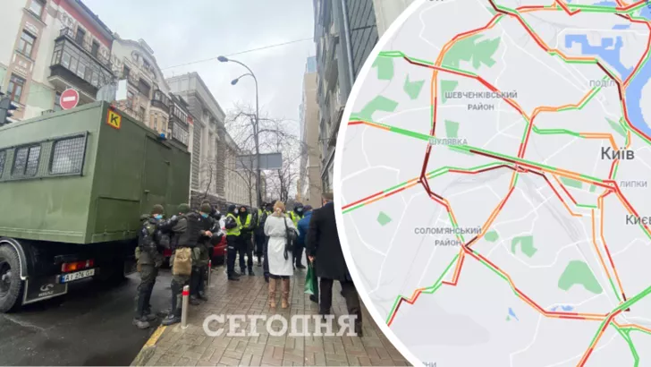 Протесты в Киеве проходят сегодня, 1 декабря / Коллаж "Сегодня"