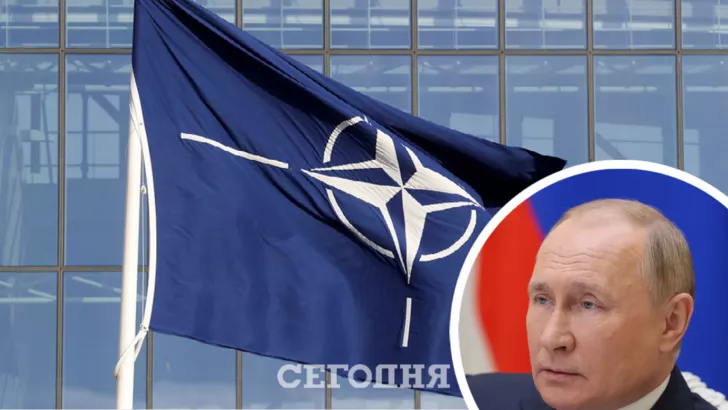 Путін розмріявся про якісь гарантії від НАТО/Фото Reuters/Колаж "Сьогодні"