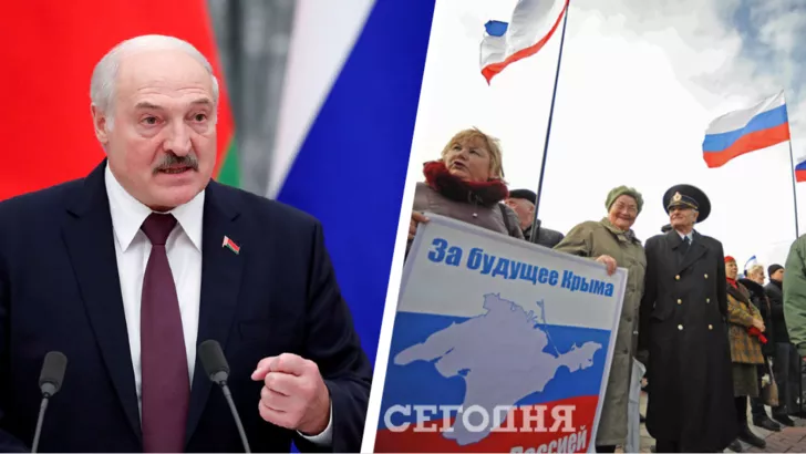 У Лукашенко своя версия произошедшего в Крыму в 2014 году / Коллаж "Сегодня"
