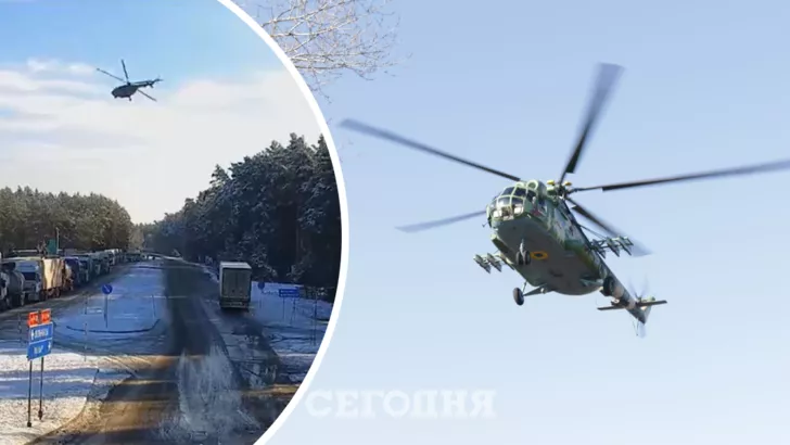 Украинский вертолет якобы нарушил границы Беларуси