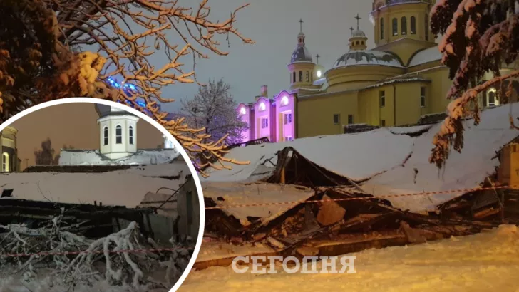 У Львові через сніг обвалився будинок