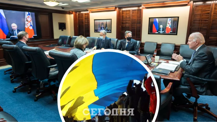 Байден не пошел на переговоры с Путиным тет-а-тет / Фото Белого дома / Коллаж "Сегодня"
