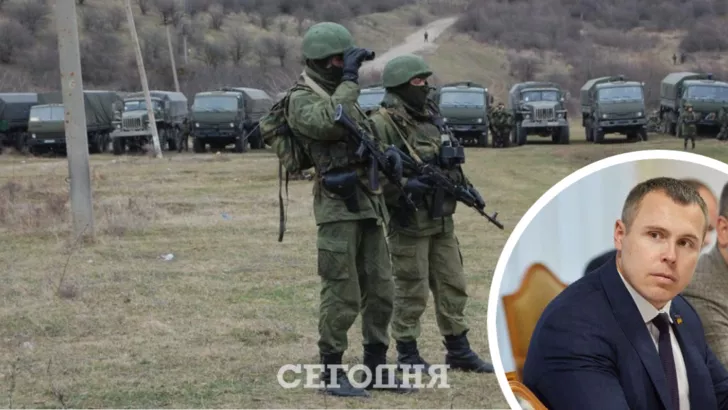 По мнению Костенко, россияне недостаточно стянули военных к нашей границе / Коллаж "Сегодня"