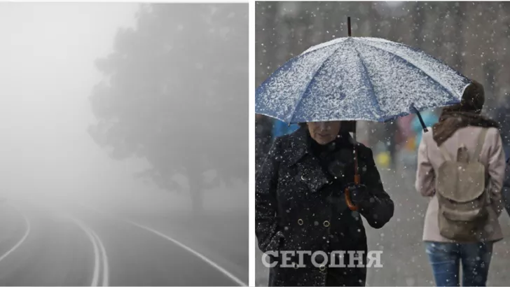 Погода в Україні на 10 грудня/Колаж "Сьогодні"