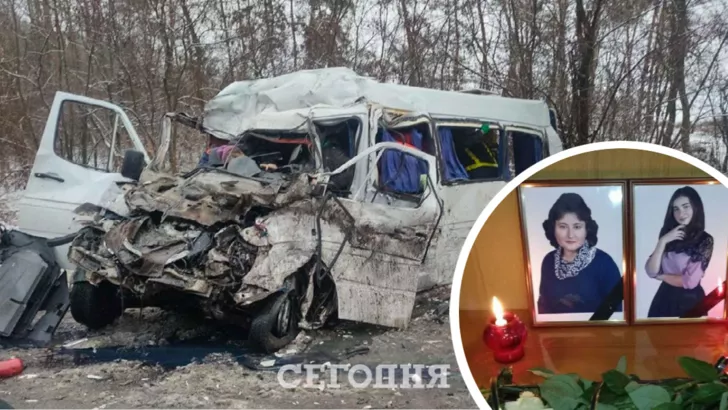 На Чернігівщині поховали загиблих в аварії. Фото: колаж "Сьогодні"