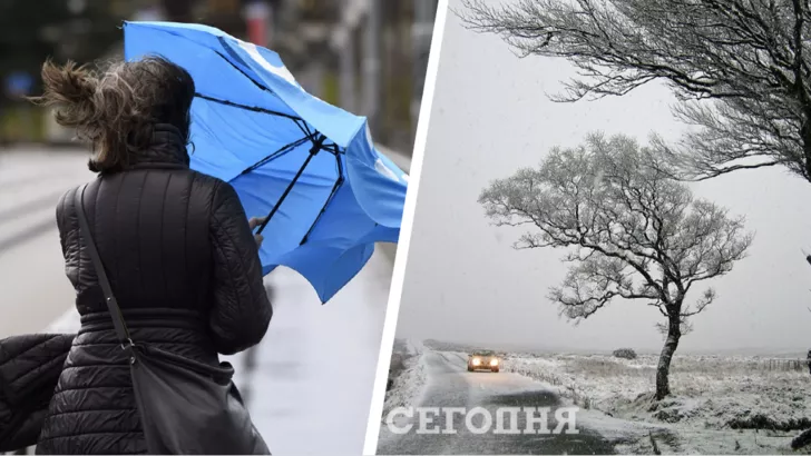 На территории Украины будет бушевать непогода. Фото: коллаж "Сегодня"
