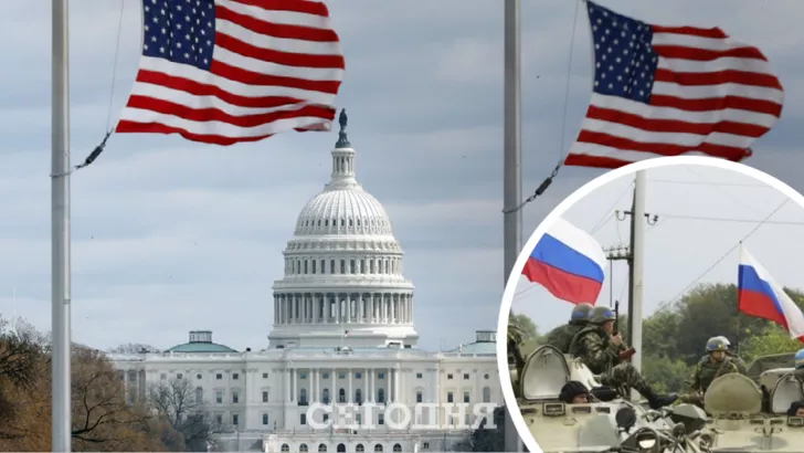 Конгресс США готовит новые санкции против России. Фото: коллаж "Сегодня"