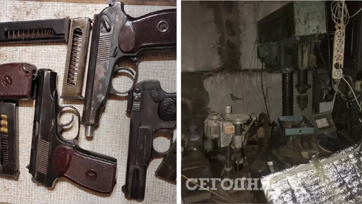В Киевской области разоблачили подпольный цех с оружием