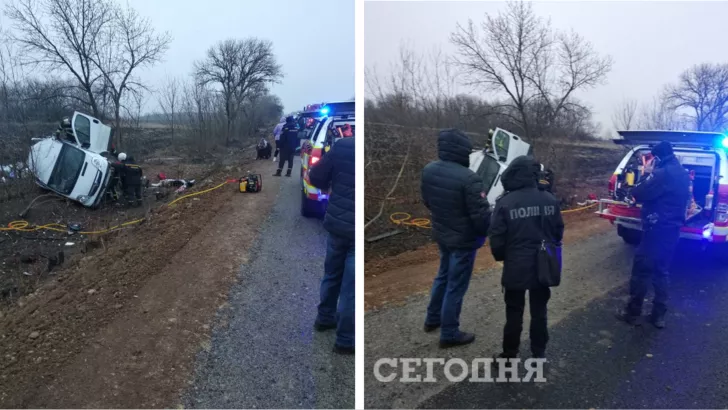 Авария произошла на трассе Чугуев-Милово.