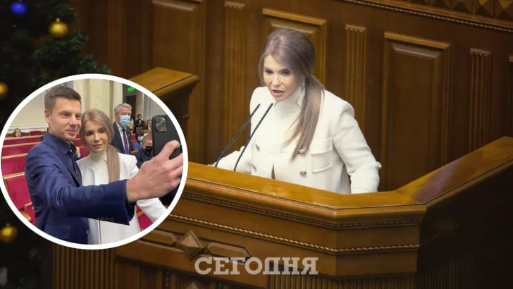Тимошенко "выгуляла" белоснежный костюм