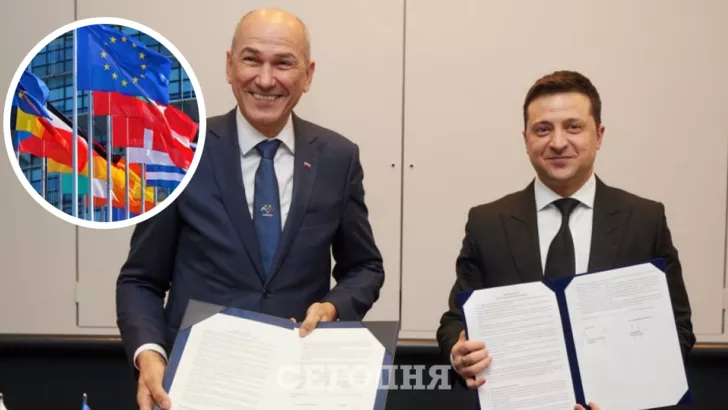 Словения обязалась поддержать вступление Украины в ЕС