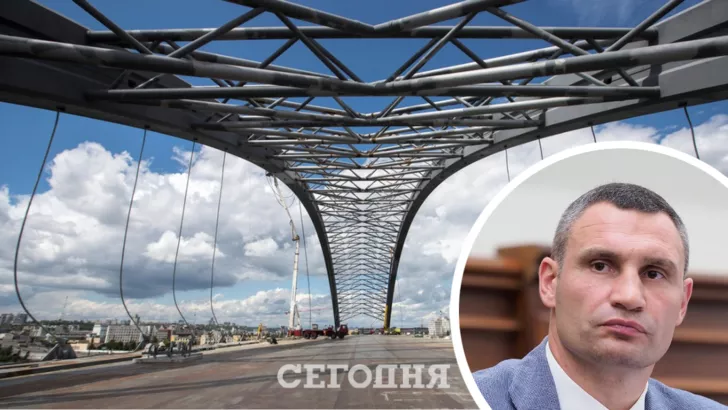 Кличко рассказал, когда откроют Подольский мост. Фото: коллаж "Сегодня"