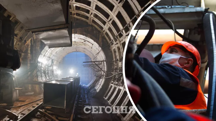 В Киеве продолжается строительство метро на Виноградарь