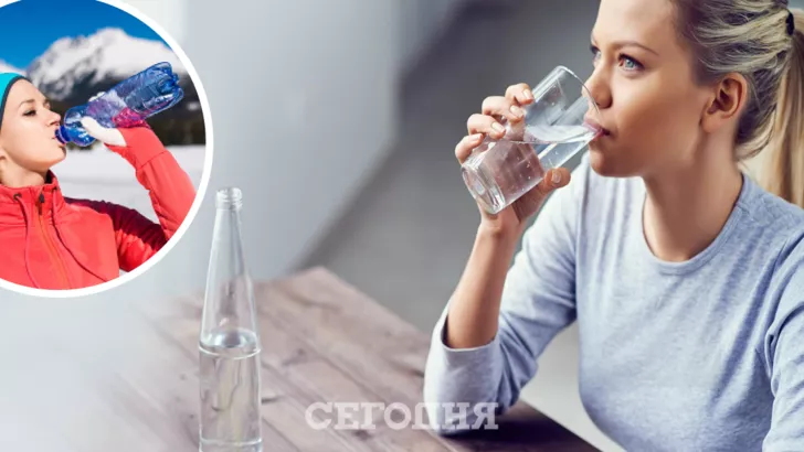Пить воду зимой важно для похудения и чтобы избежать обезвоживания,  постарайтесь не забывать это делать