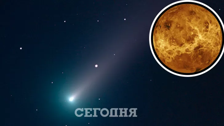 Комета Леонарда наблизиться до Венери