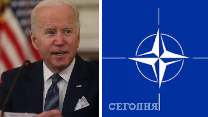 ​Джо Байден заявив, що штам незабаром почне розповсюджуватися у США значно швидше, пропозицію про розширення присутності НАТО зроблено у зв'язку зі зростанням чисельності військ РФ на кордоні з Україною. Колаж "Сьогодні"