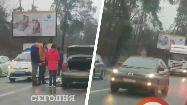 У Києві сталася аварія