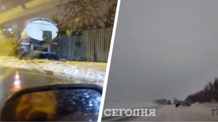 У Харківській області понад сотні ДТП через негоду. Фото: колаж "Сьогодні"