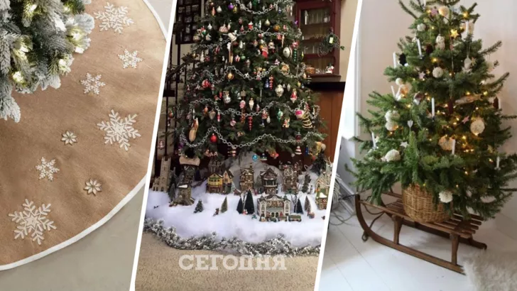 Как красиво оформить место под новогодней елкой